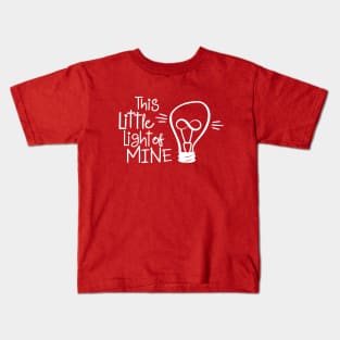 Light It Up Red for Autism Acceptance Kids T-Shirt